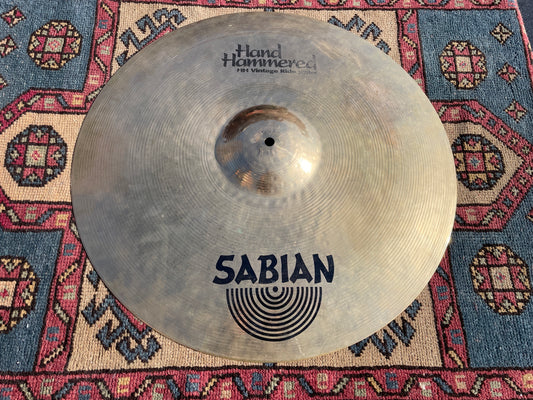 21" Sabian Hand Hammered HH Vintage Ride Cymbal 2220g Brilliant