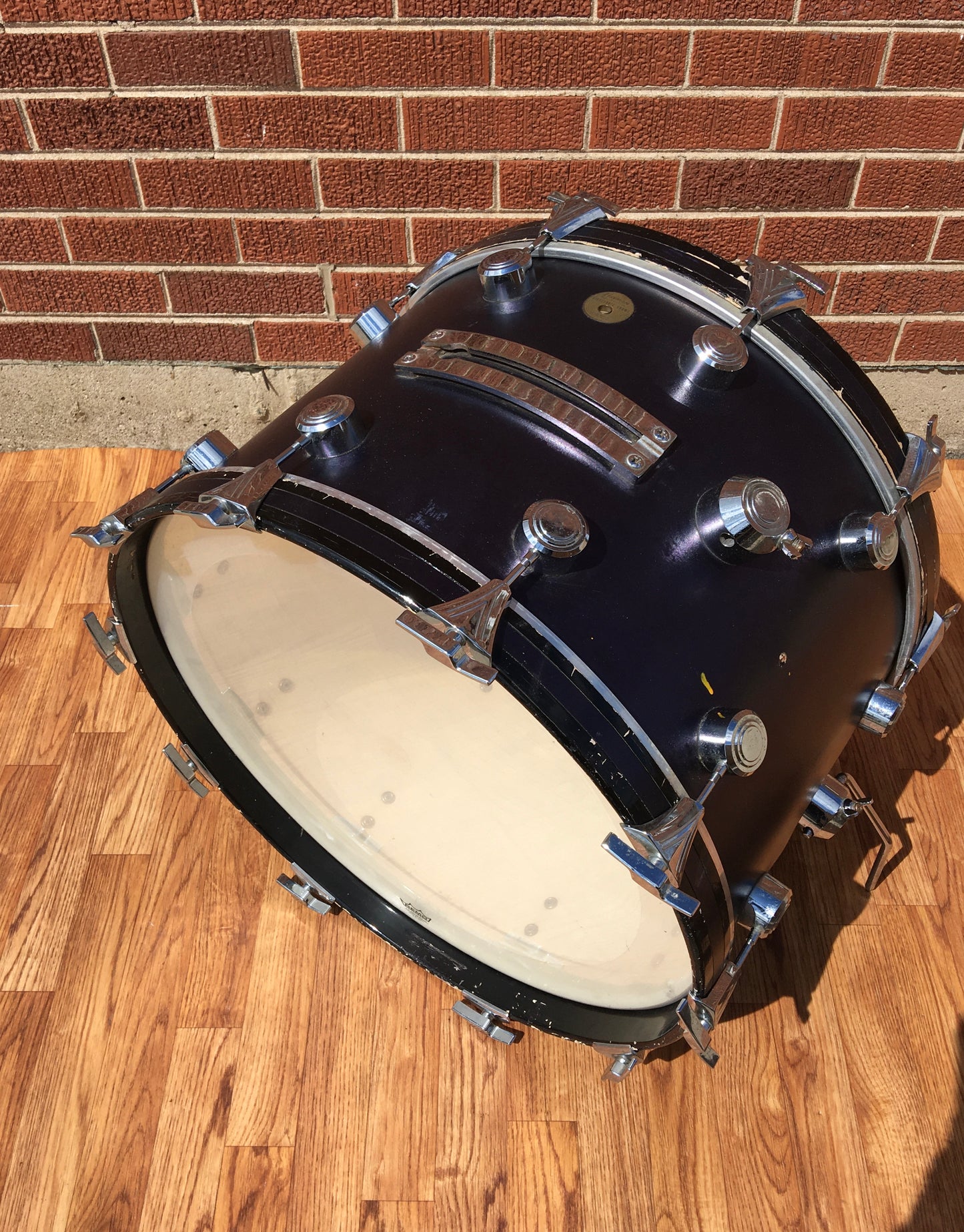 1969 Hayman 14x22 Bass Drum Midnight Blue