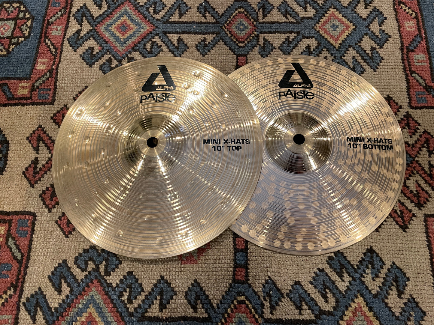 10" Paiste Alpha Mini X-Hats Hi-Hat Cymbal Pair 440g/664g