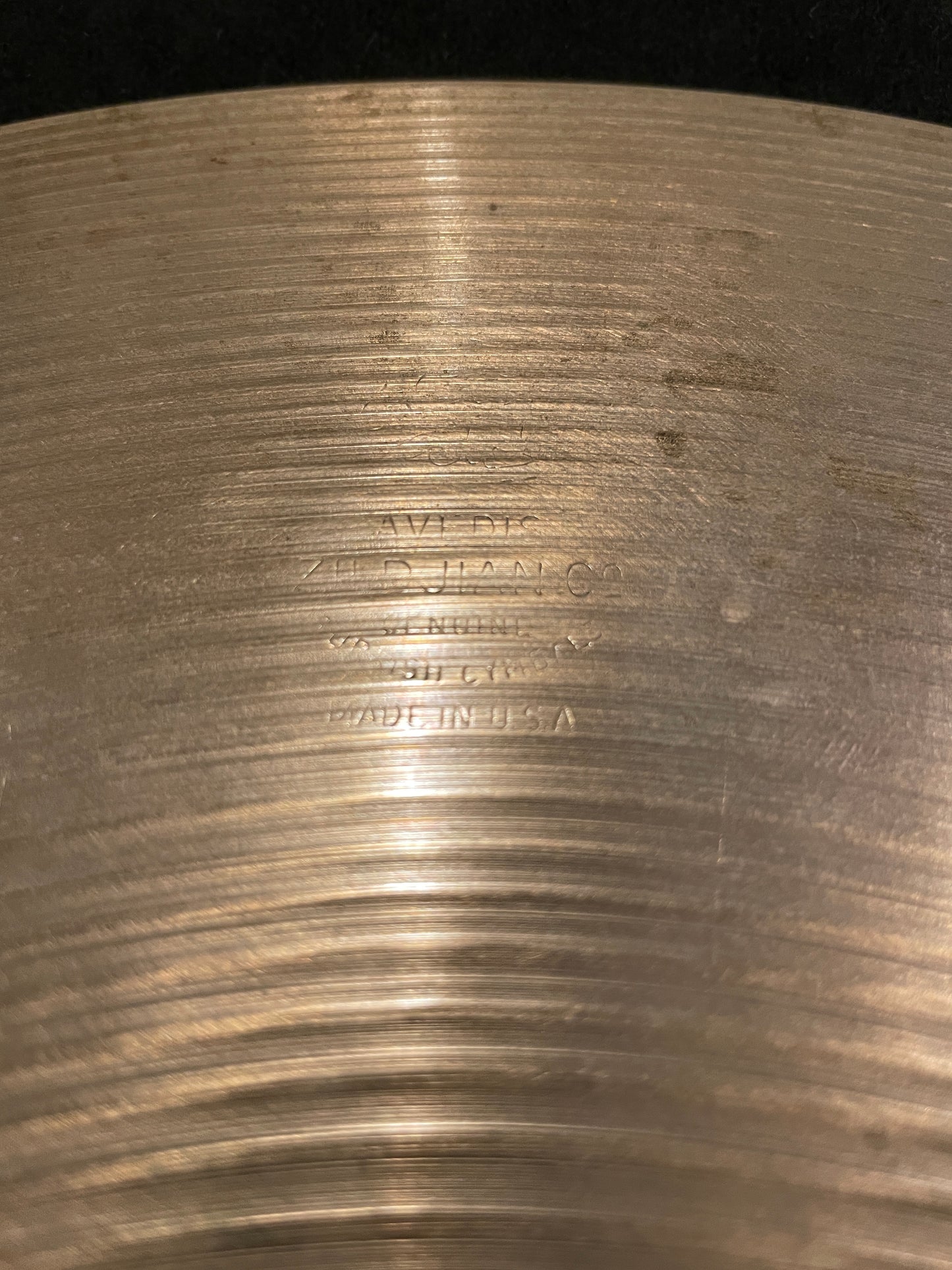 16" Zildjian A 1970s Crash / Bottom Hi-Hat Cymbal 1316g #175
