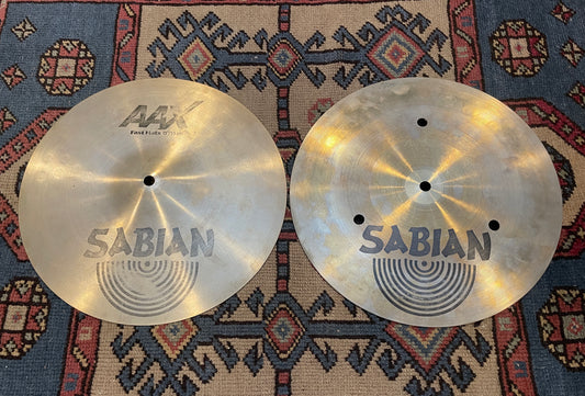 13" Sabian AAX Quick Hats Hi-Hat Cymbal Pair 1266g/1534g