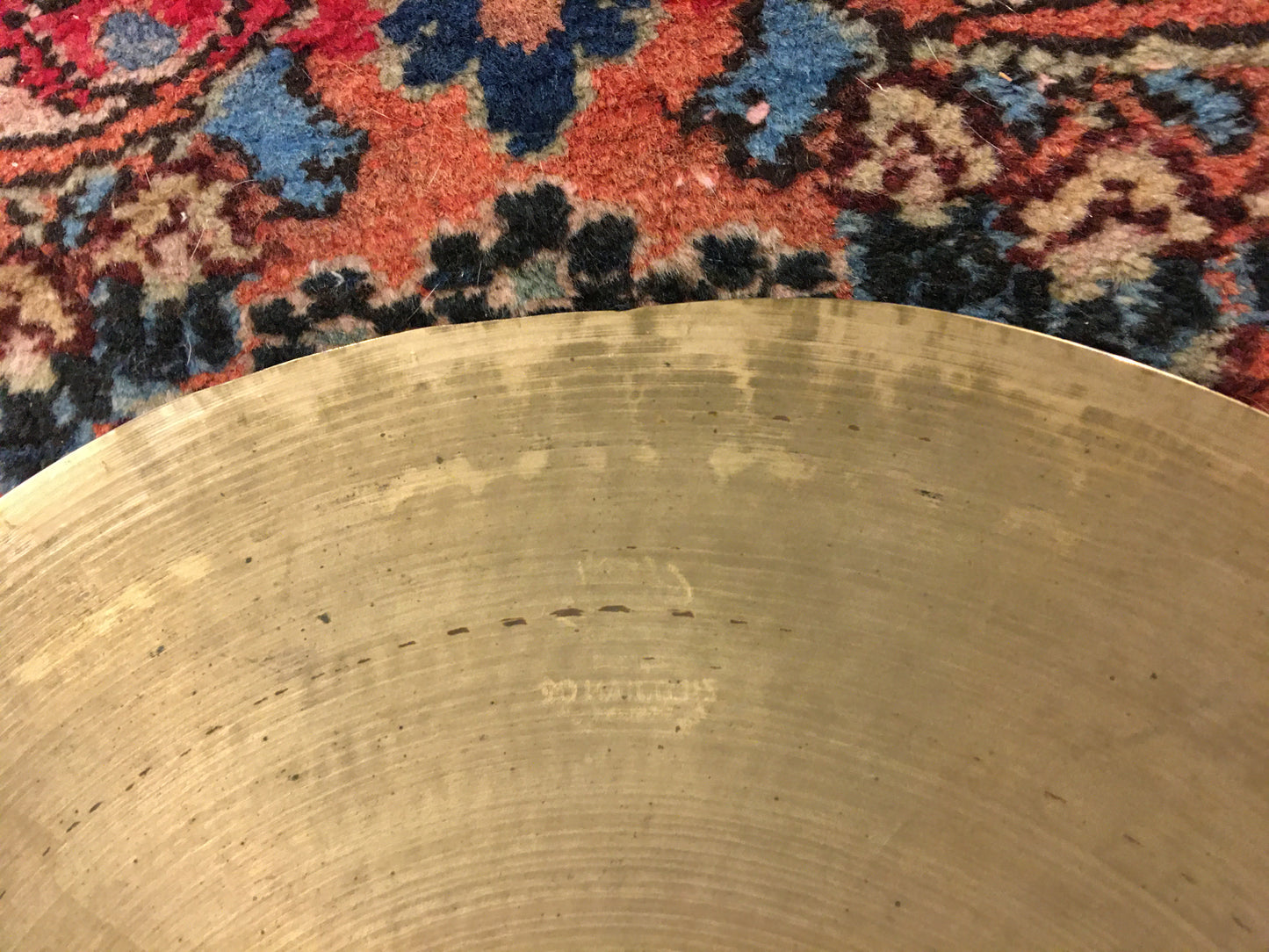 14" Zildjian A 1940s-50s Trans Stamp Crash / Splash Cymbal 464g