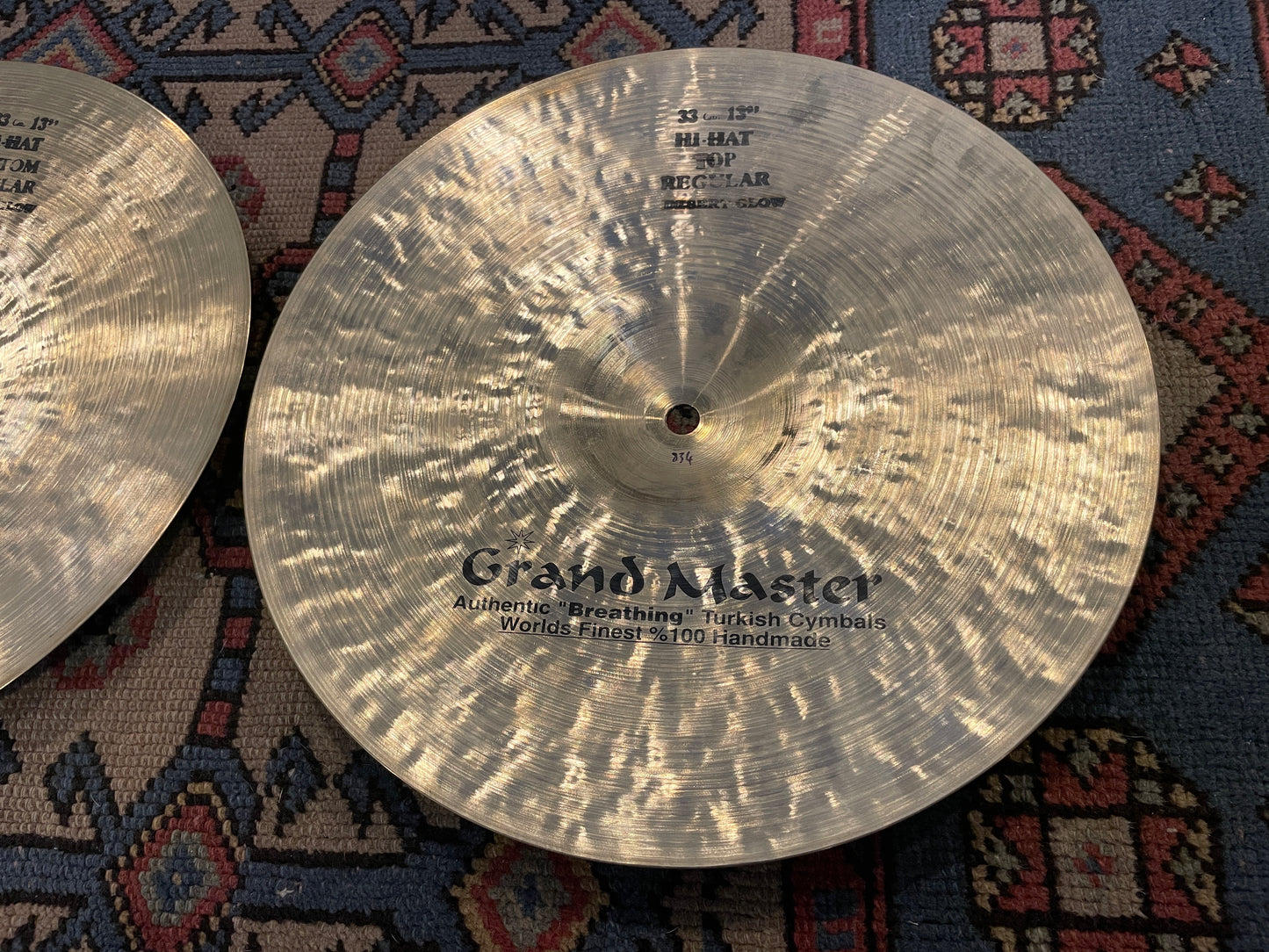 13" Grand Master Desert Glow Regular Hi-Hat Cymbal Pair 834g/888g