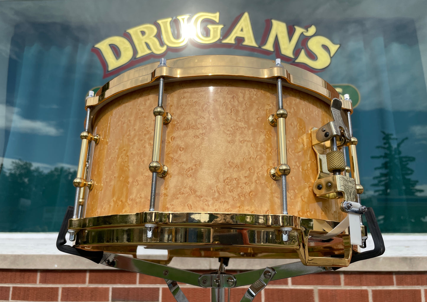 N.O.S. 2000 Ludwig 6.5x14 Limited Edition Millennium Snare Drum Birdseye Maple