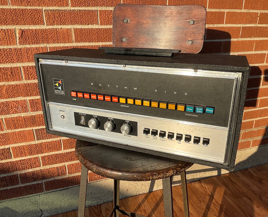 Vintage Maestro Rhythm King MKII Drum Machine w/ Cover Mark 2
