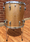 1948-52 Ludwig WFL 16x16 Super Classic Floor Tom Drum Champagne Sparkle