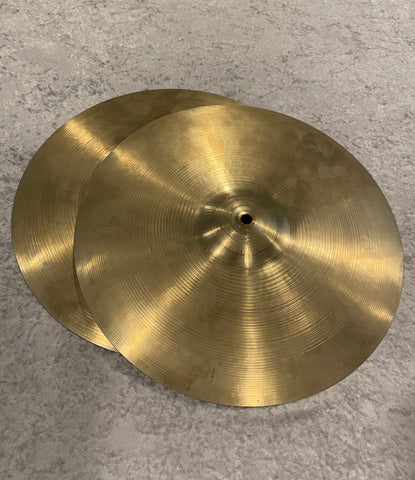 15" Zildjian A 1950s Small Stamp Hi-Hat Pair 928g/936g #776