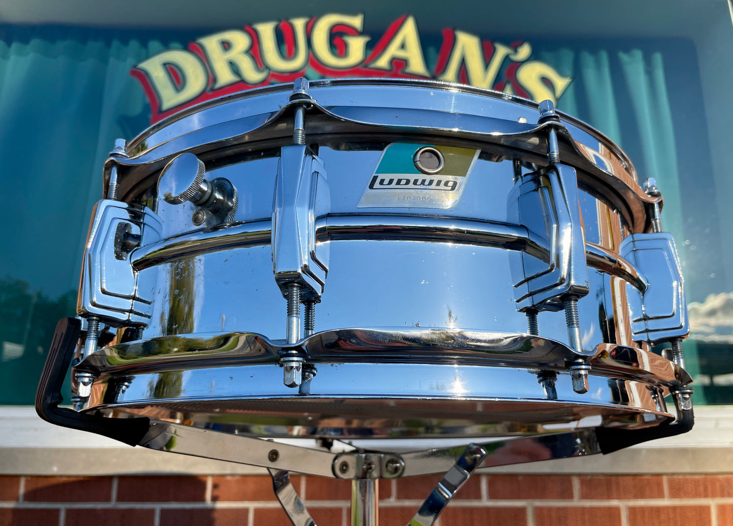 1970s Ludwig LM400 5x14 Supraphonic Snare Drum
