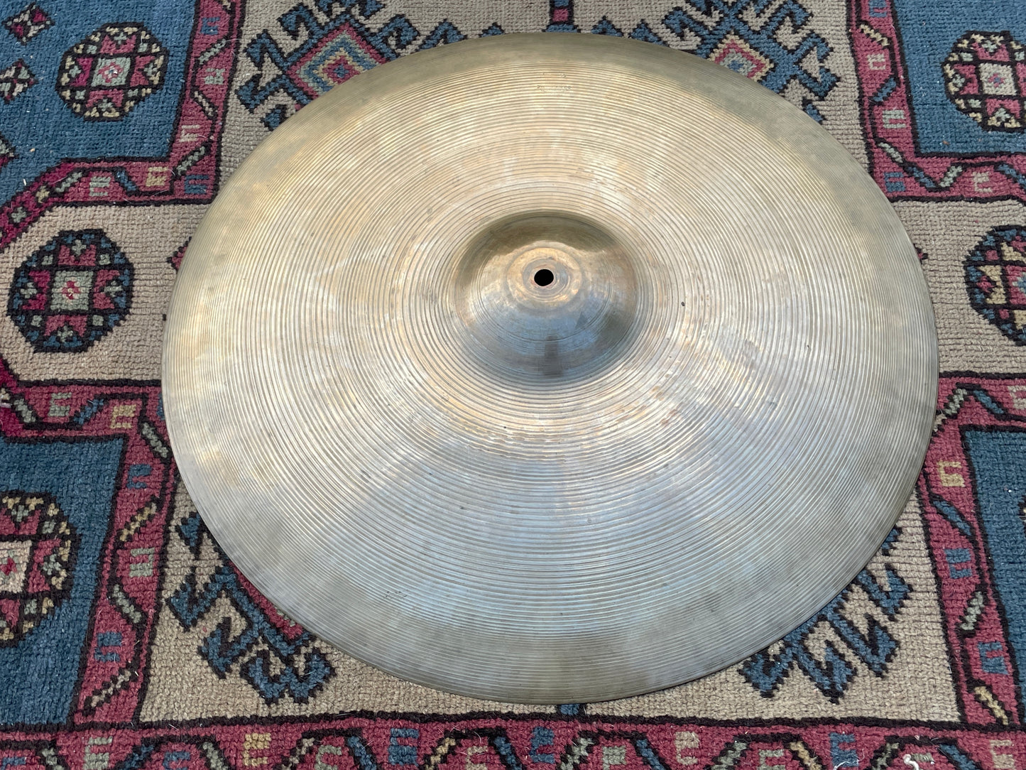 19" Zildjian A 1940s - 1950s Trans Stamp Ride Cymbal 1324g #820 *Video Demo*