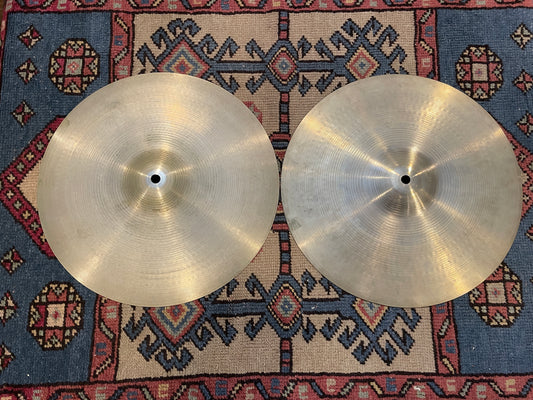 14" Zildjian A 1960s Hi-Hat Cymbal Pair 824g/1276g #870
