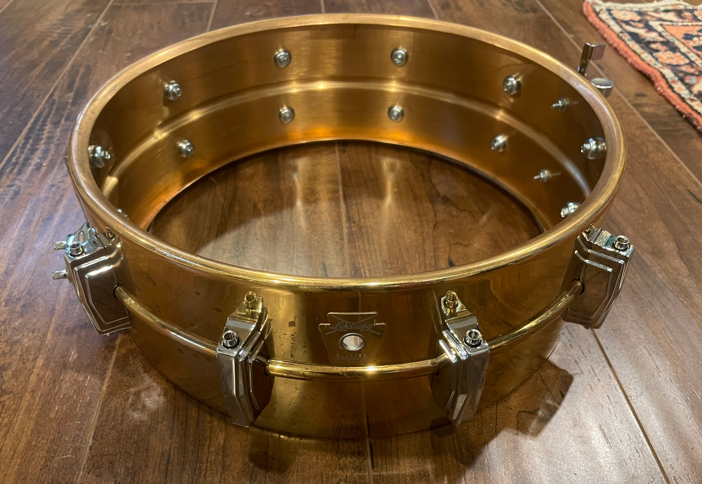 1990s Ludwig LB550 Bronze Supraphonic 5x14 Snare Drum