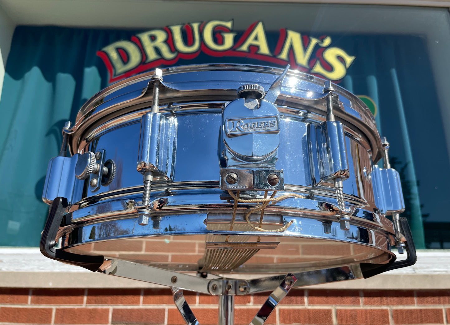 1960s Rogers 5x14 Powertone Snare Drum Cleveland Era COB