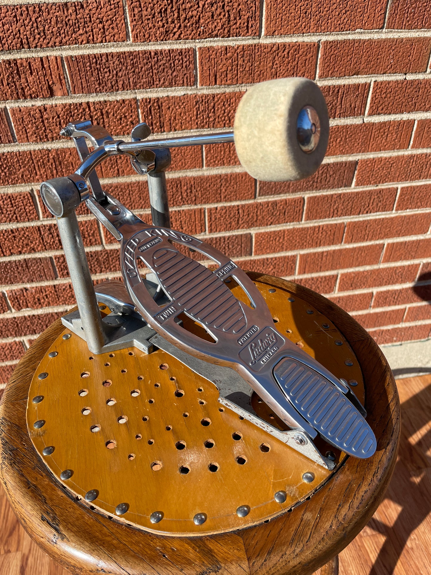 Vintage Ludwig Vitalizer Drums "Relic" Twin Spring Speed King Bass Drum Pedal