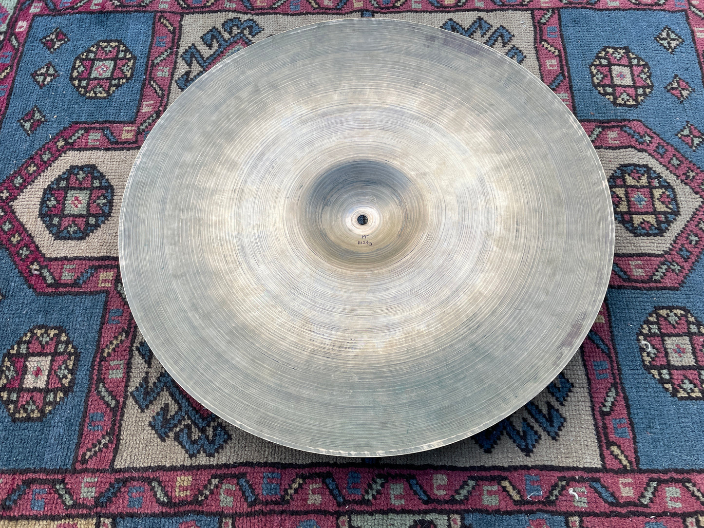 19" Zildjian A 1940s - 1950s Trans Stamp Ride Cymbal 1324g #820 *Video Demo*