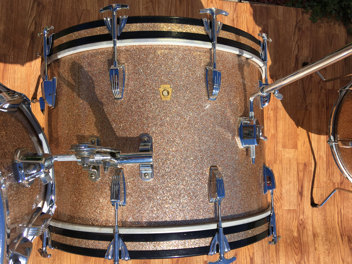 1965 Ludwig Super Classic Drum Set Champagne Sparkle 100% Original