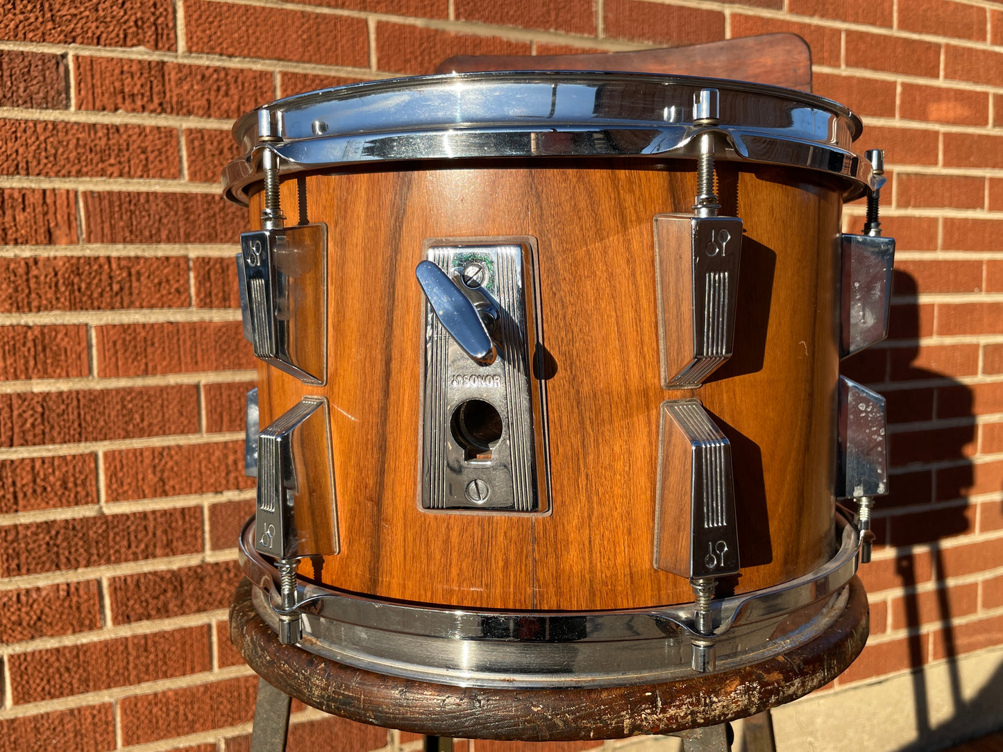 1980s Sonor Phonic 12x8 Tom Drum Rosewood 8x12 T7022
