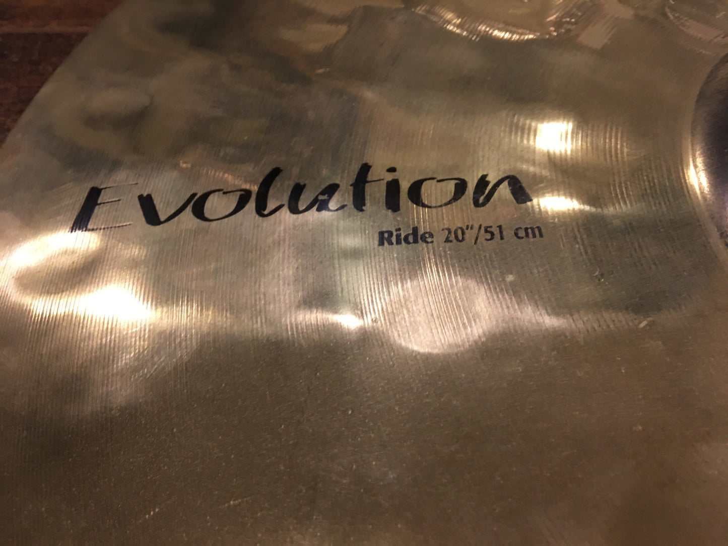 20" Sabian HHX Evolution Brilliant Ride Cymbal Dave Weckl Signature 2418g