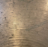 14" Zildjian A 1940s-50s Trans Stamp Hi-Hat Cymbal Pair 586g/762g #734