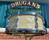 1950s Premier 5.5x14 Super Ace Snare Drum White Marine Pearl