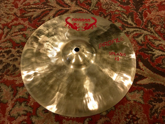 12" 1980s Meinl Dragon Profile Splash Cymbal 680g