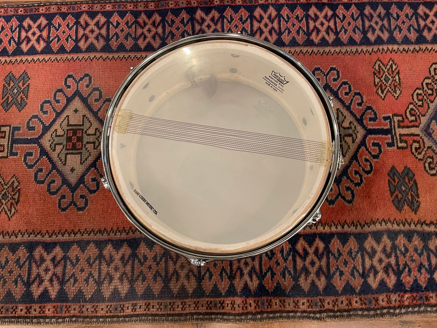 1966 Ludwig 5x14 Pioneer Snare Drum Black Diamond Pearl