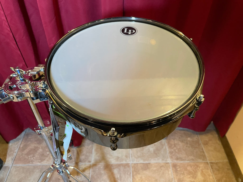 12" LP Drum Set Timbale Black Nickel LP812BN Drugan's Drums & Guitars