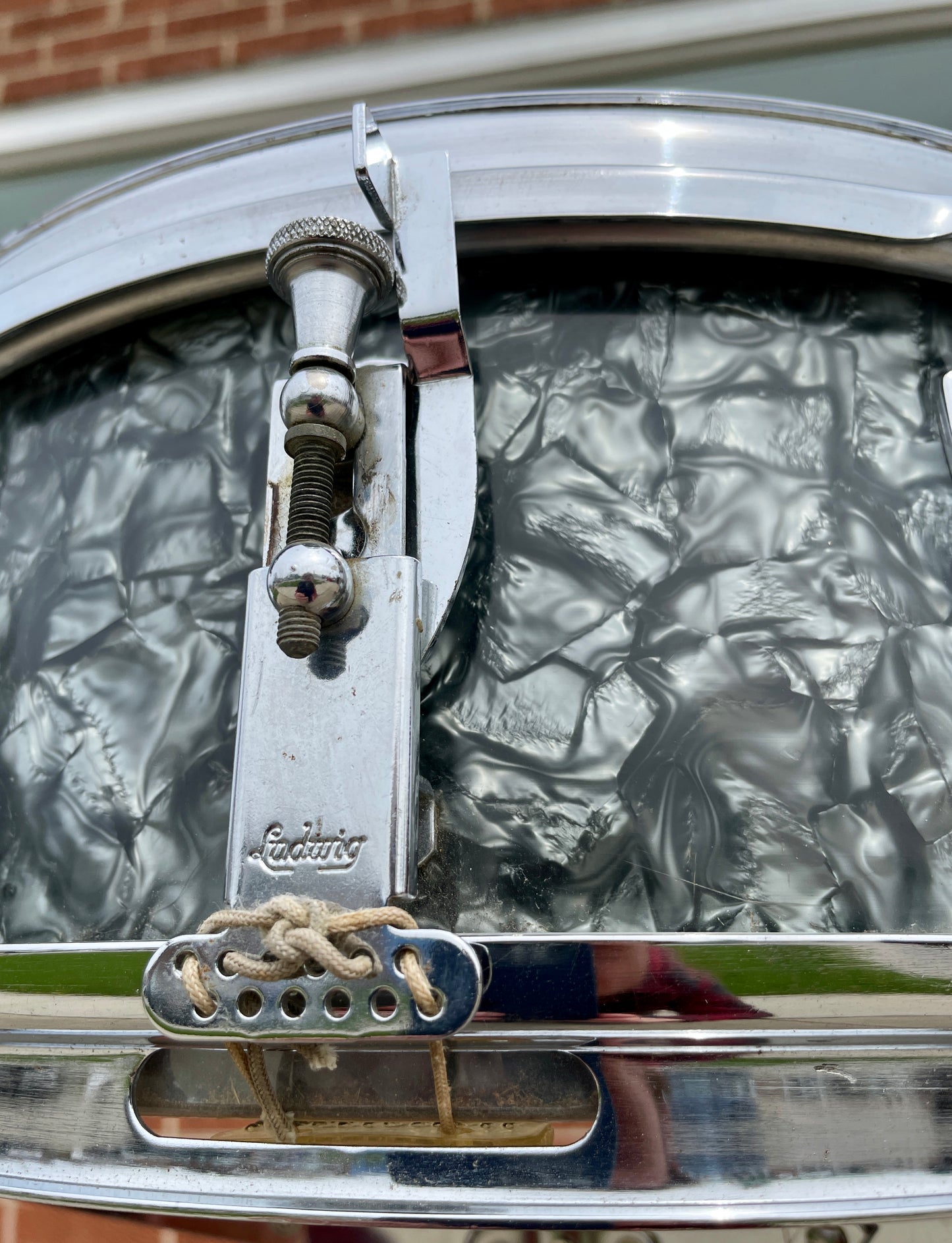 1966 Ludwig 5x14 Pioneer Snare Drum Black Diamond Pearl