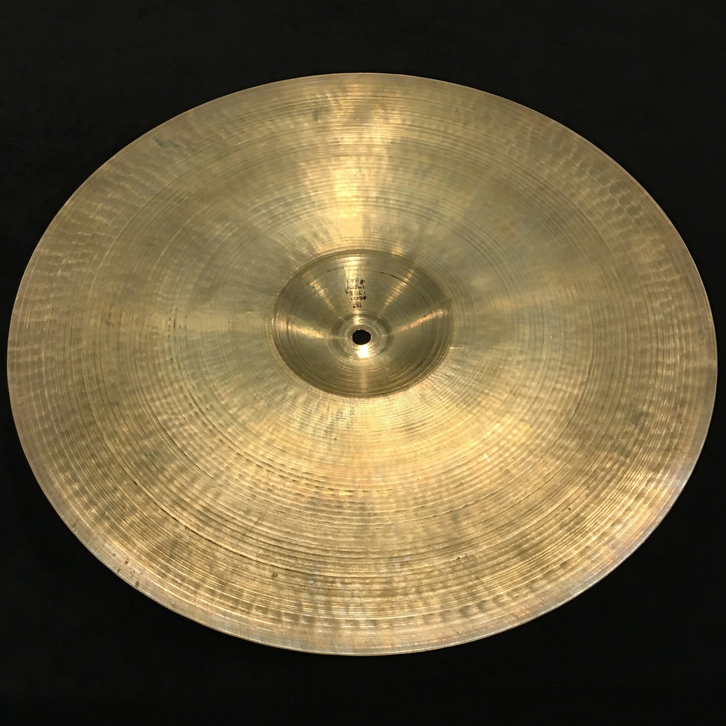 18" Zildjian 1950's Crash Ride Cymbal Great Weight 1341 grams  #601