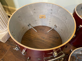 1960s Gretsch Progressive Jazz Drum Set Red Sparkle