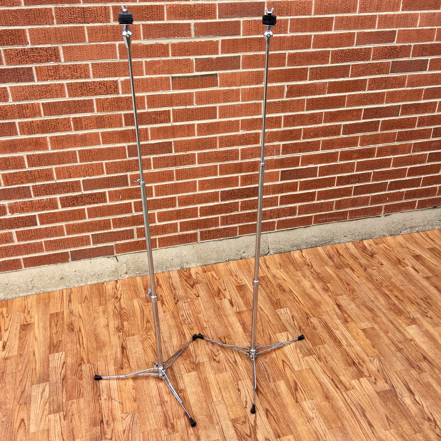 1960s Ludwig 1400 Straight Flat Base Cymbal Stand Pair (2pcs)