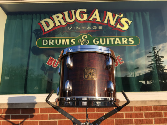 1982 Gretsch Square Badge 8x10 Virgin Tom Drum - Walnut Lacquer