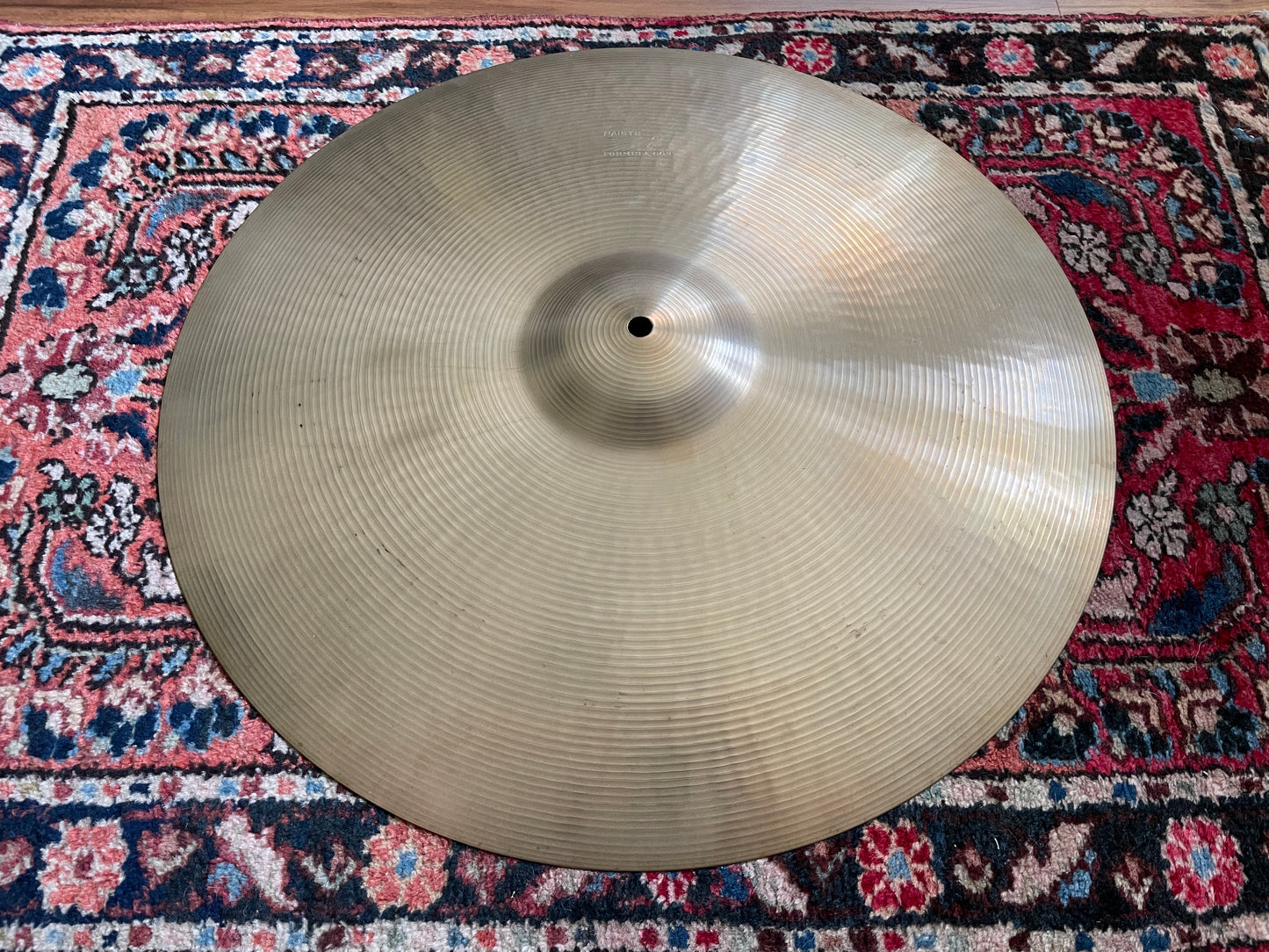 20" Paiste Pre-Serial Number Formula 602 Ride Cymbal 2478g #800