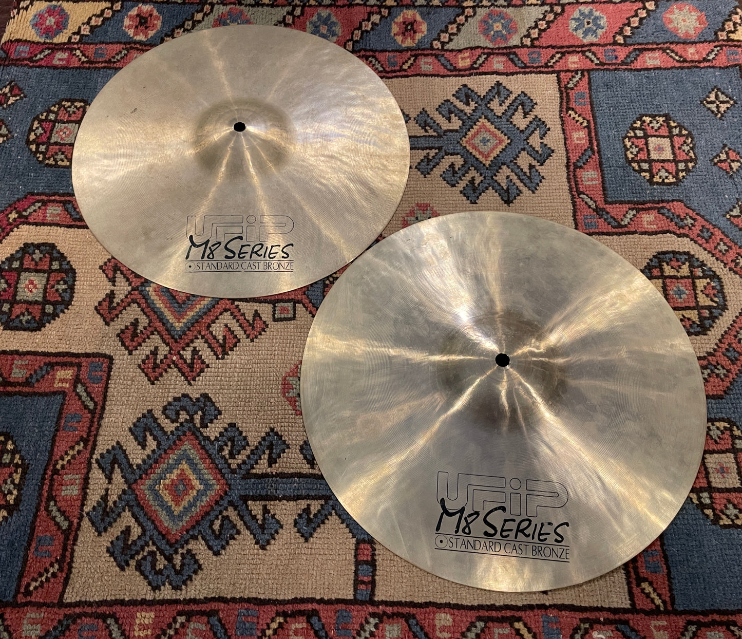 14" UFIP M8 Series Hi-Hat Cymbal Pair 1312g/1518g