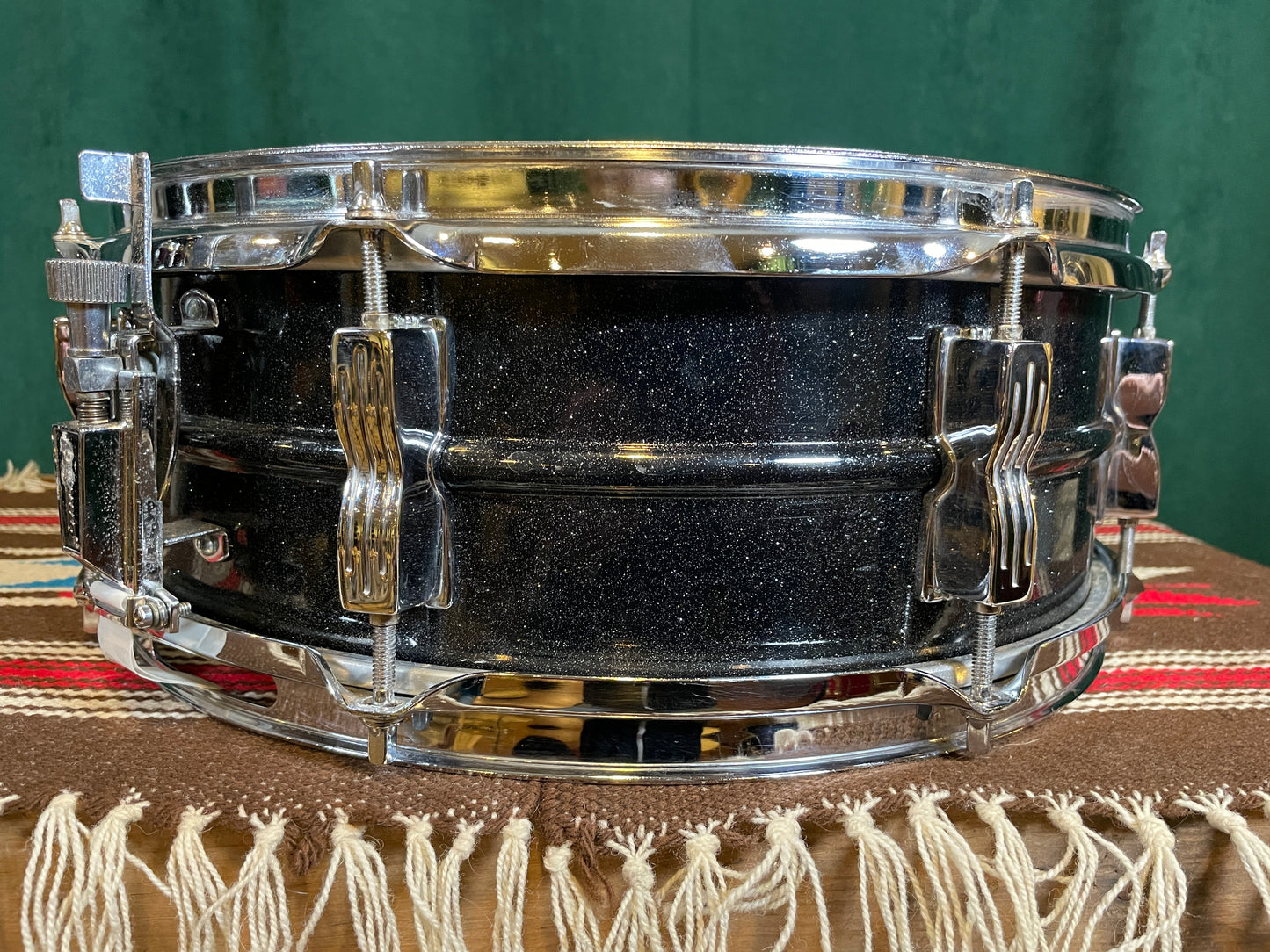 Ludwig 5x14 Black Galaxy Acrolite Snare Drum Blackrolite