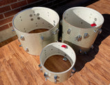 1964 Ludwig Super Beat Drum Set Silver Sparkle 20/13/16 COB