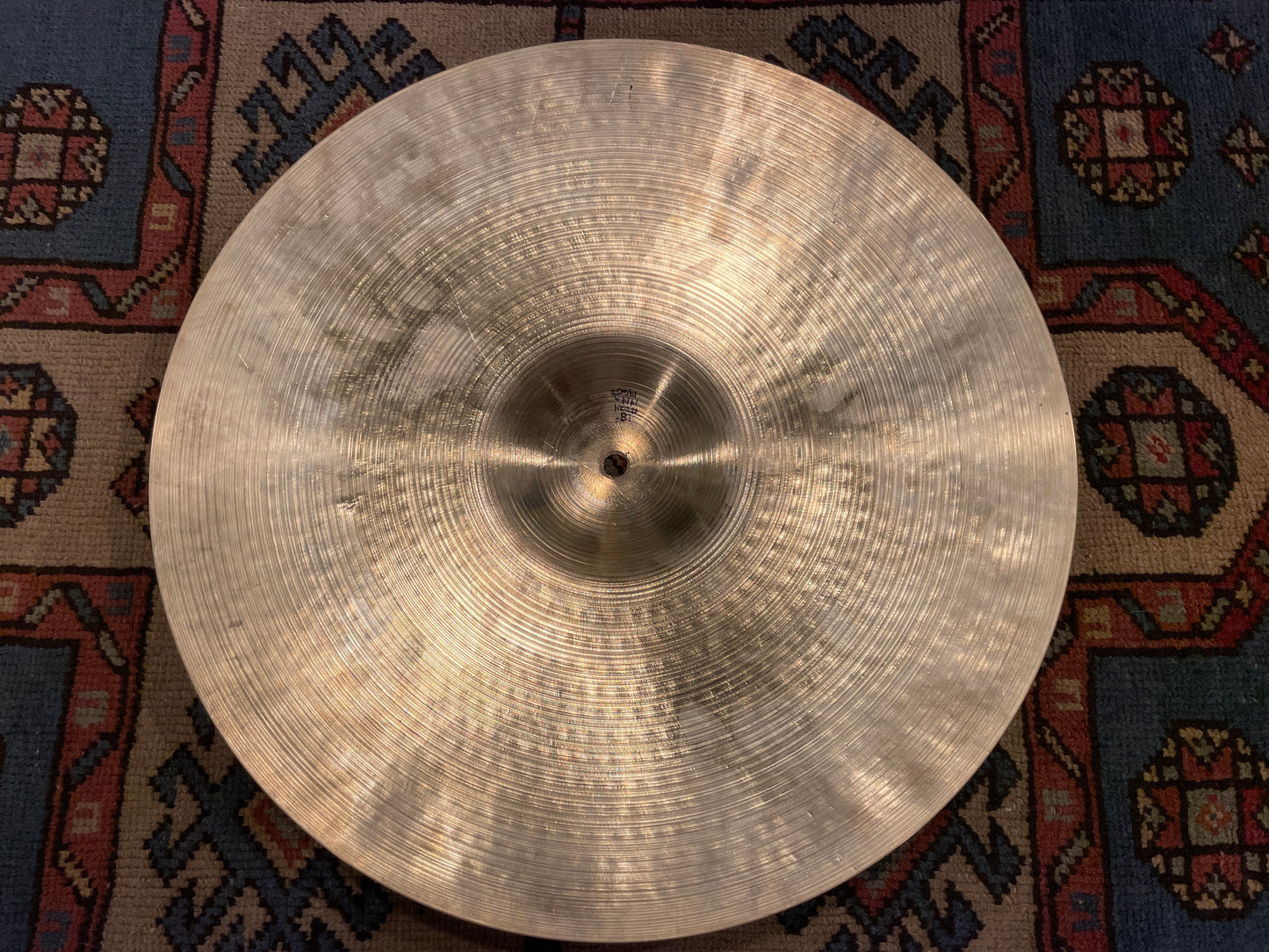 18" Zildjian A 1960s Medium Ride Crash Cymbal 1414g #624