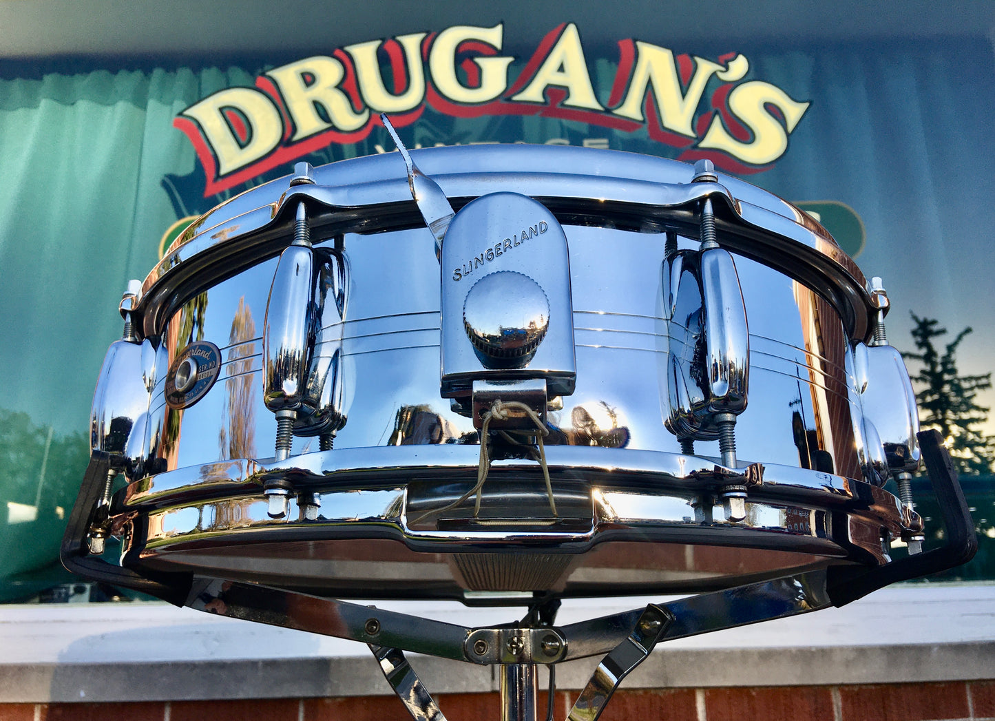 1960s Slingerland 5x14 Gene Krupa COB Brass Snare Drum 2020