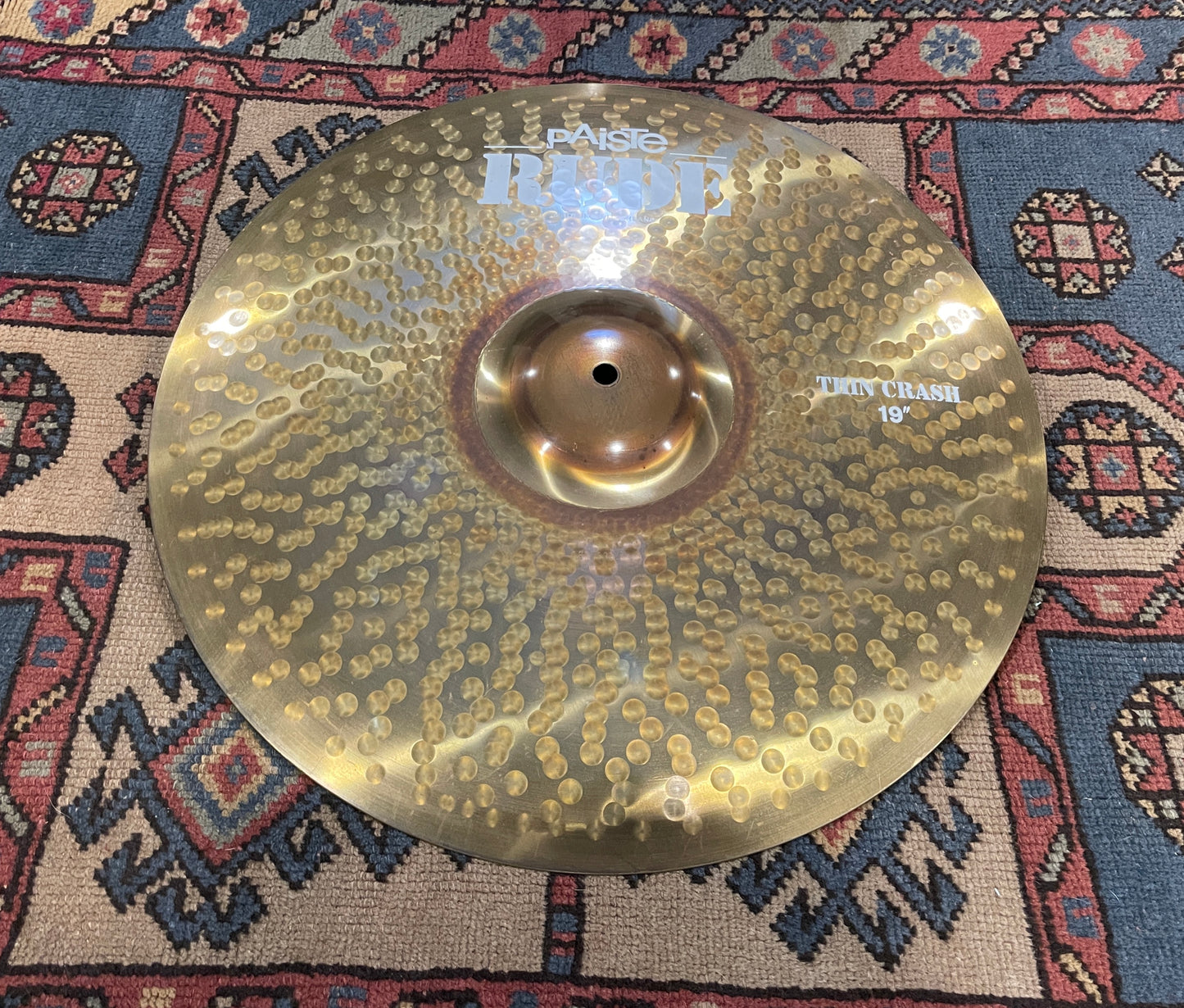19" Paiste Rude Thin Crash Cymbal 1818g