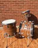 Early 1970s Rogers Celebrity Swivomatic Drum Set Koa 22/13/16