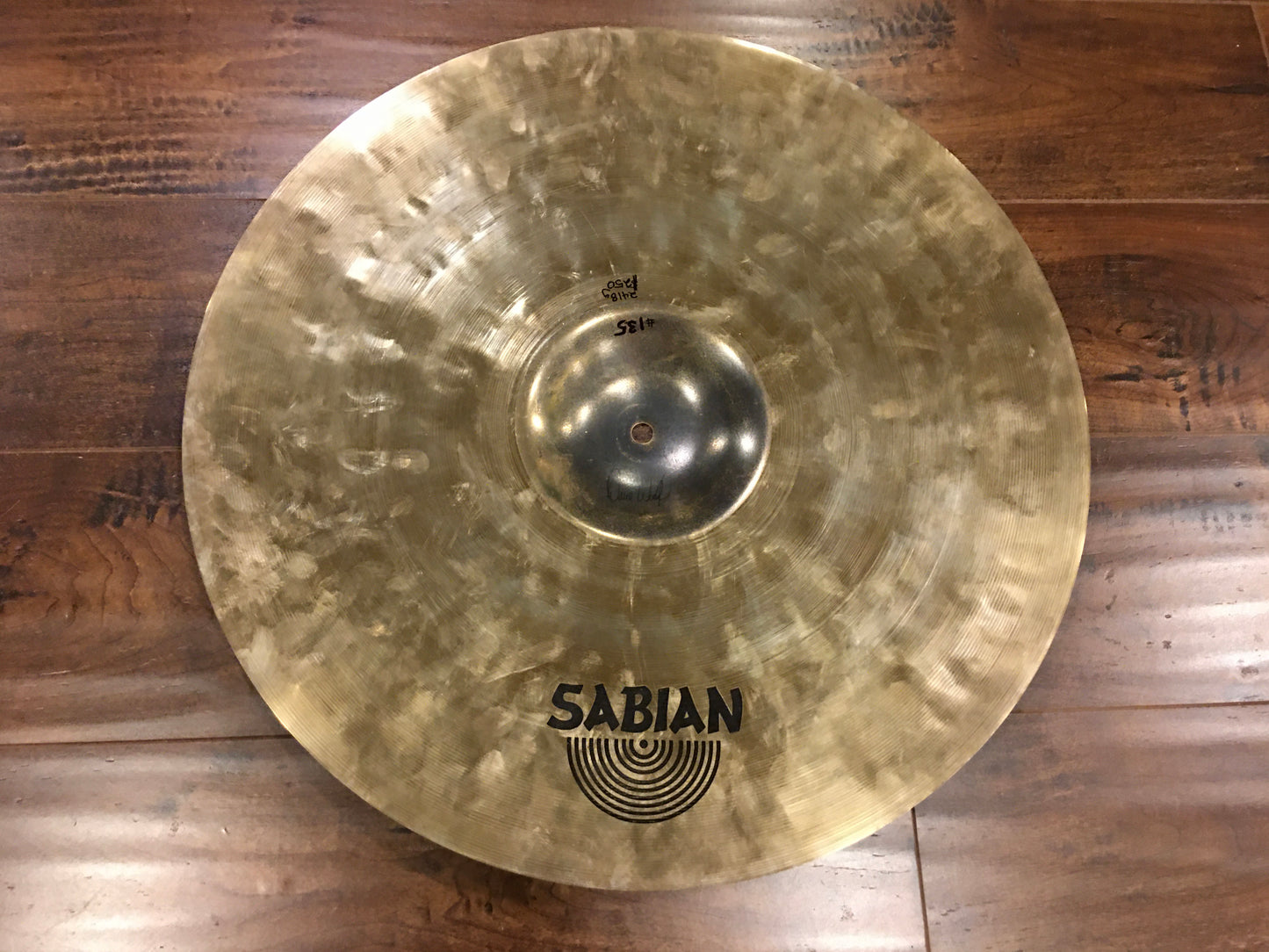 20" Sabian HHX Evolution Brilliant Ride Cymbal Dave Weckl Signature 2418g