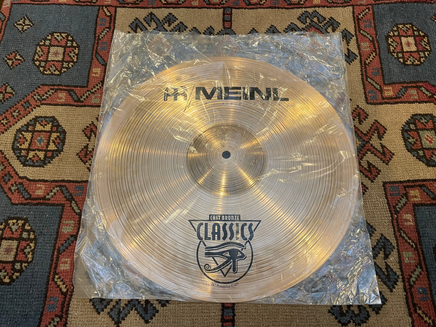 16" Meinl Cast Bronze Classics Powerful Crash Cymbal 1120g