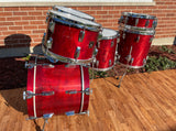 1983 Tama Superstar Drum Set Cherry Wine 14x20/8x12/9x13/14x14/16x16/5x14 Snare