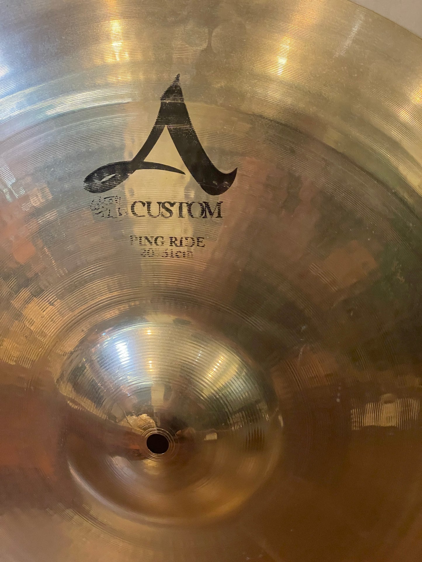 20" Zildjian A Custom Ping Ride Brilliant 2966g A20522