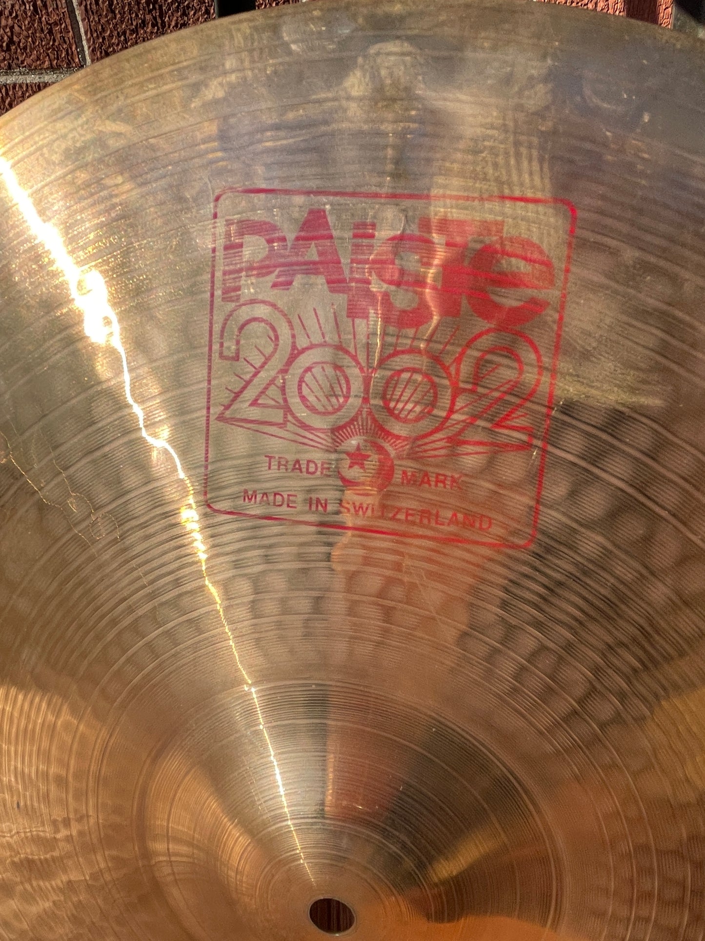 1985 18" Paiste 2002 Medium Crash Cymbal 1532g