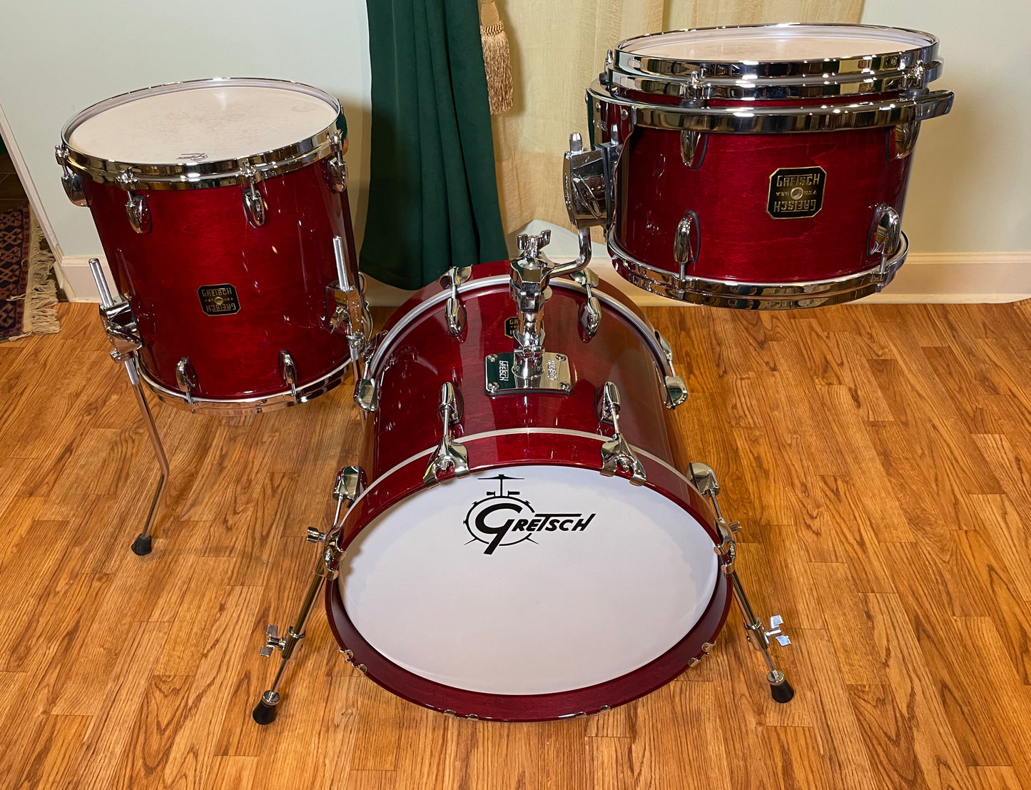 Gretsch USA Custom Bop Drum Set Rosewood Gloss 18/12/14