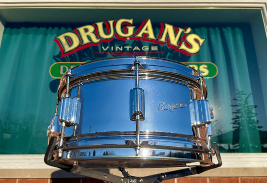 Rogers 6.5x14 Powertone COB Brass Snare Drum - Fullerton