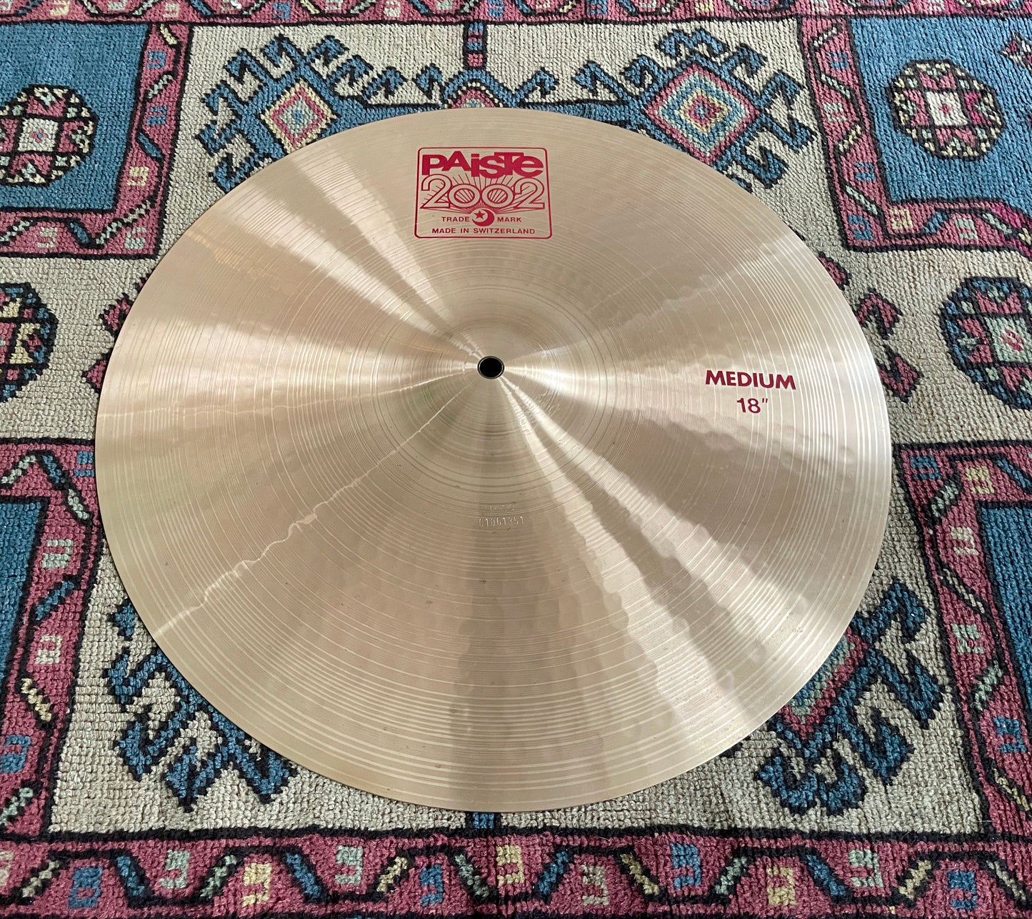 18" Paiste 2002 Medium Crash Cymbal 1552g