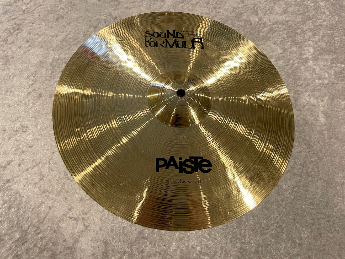 15" Paiste Sound Formula Thin Crash Cymbal 872g