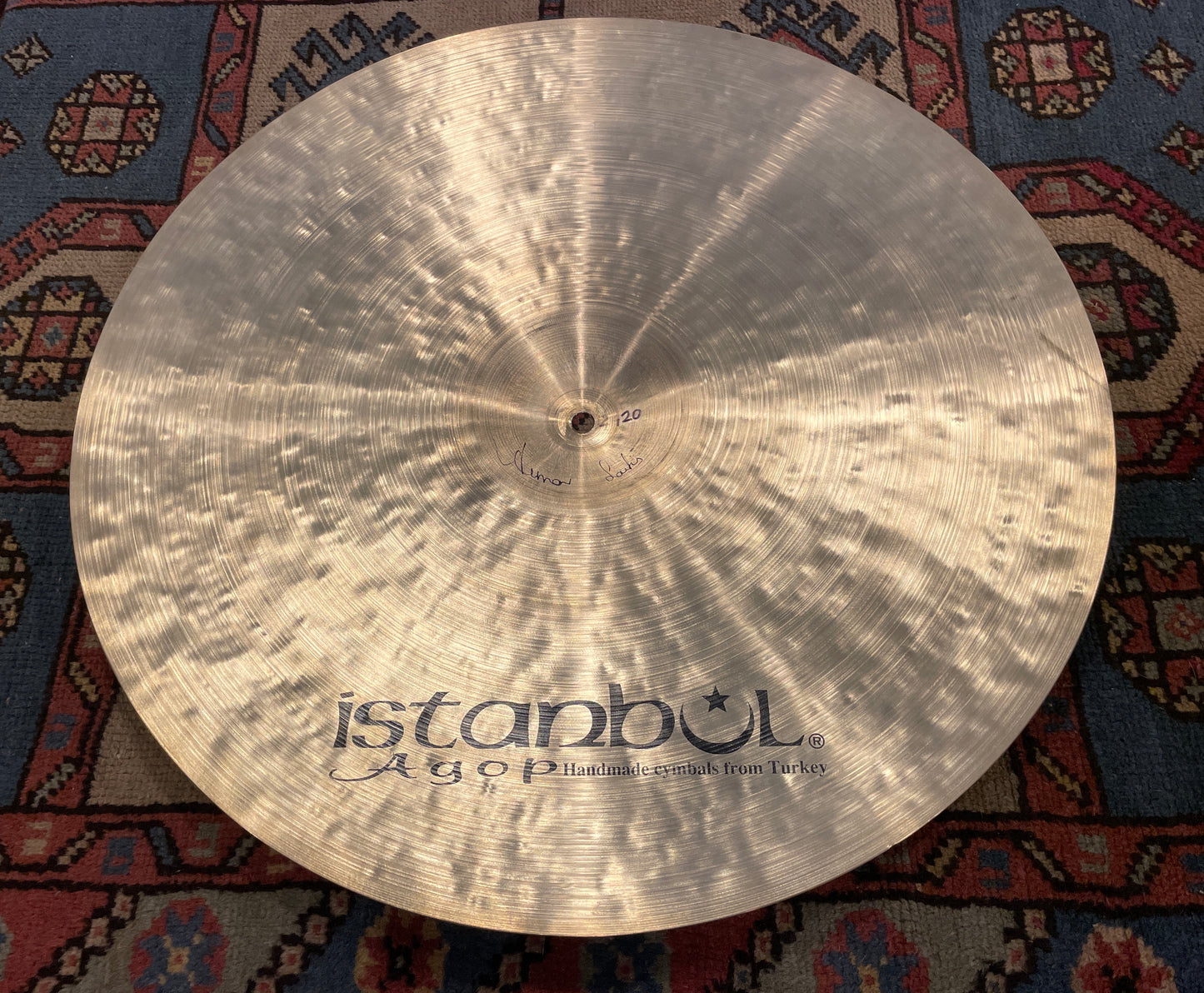 22" Istanbul Agop Traditional Dark Ride Cymbal 2420g