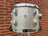 1960s Ludwig 9x13 Tom Drum Silver Sparkle